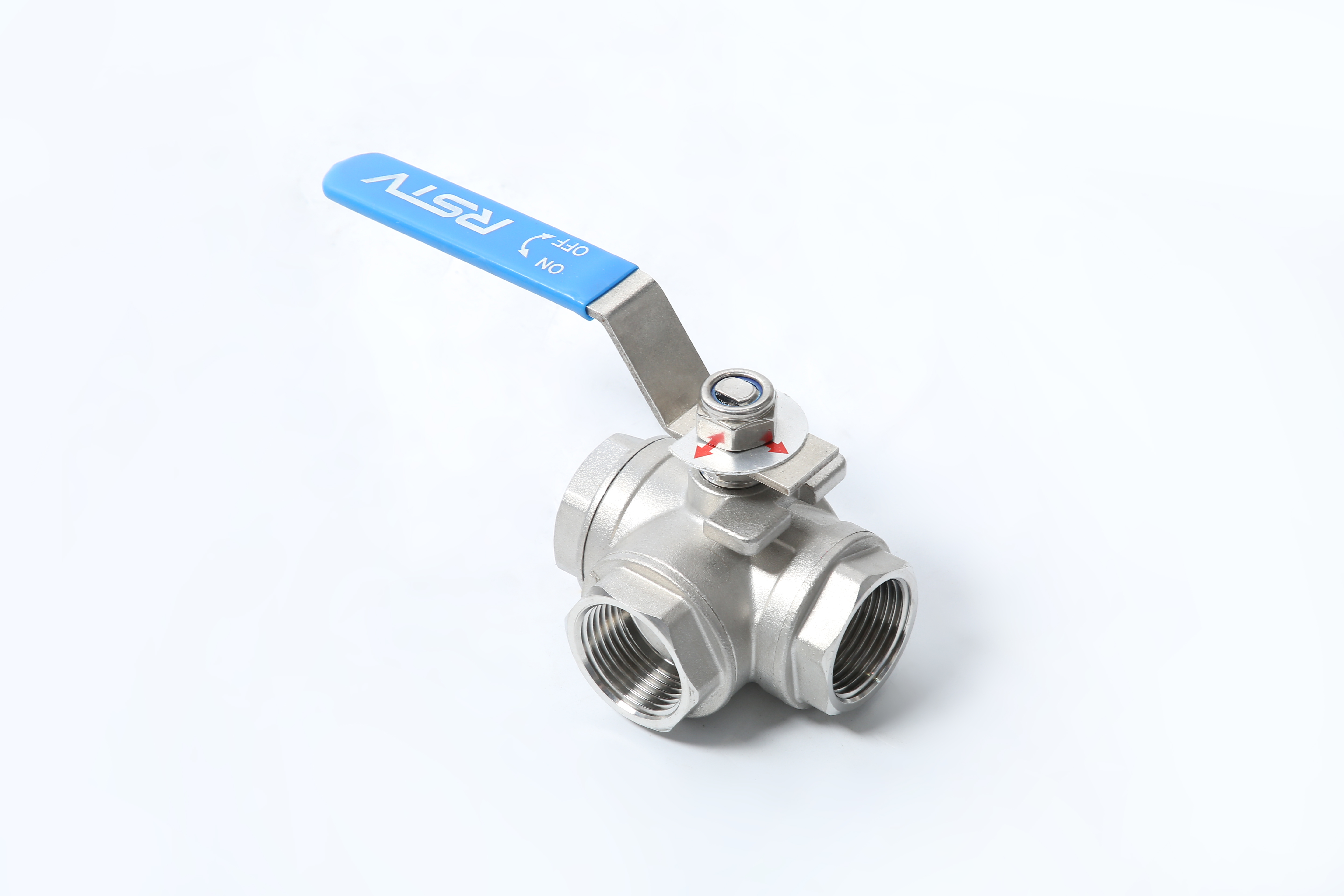 3 Way Threaded Ball Valve