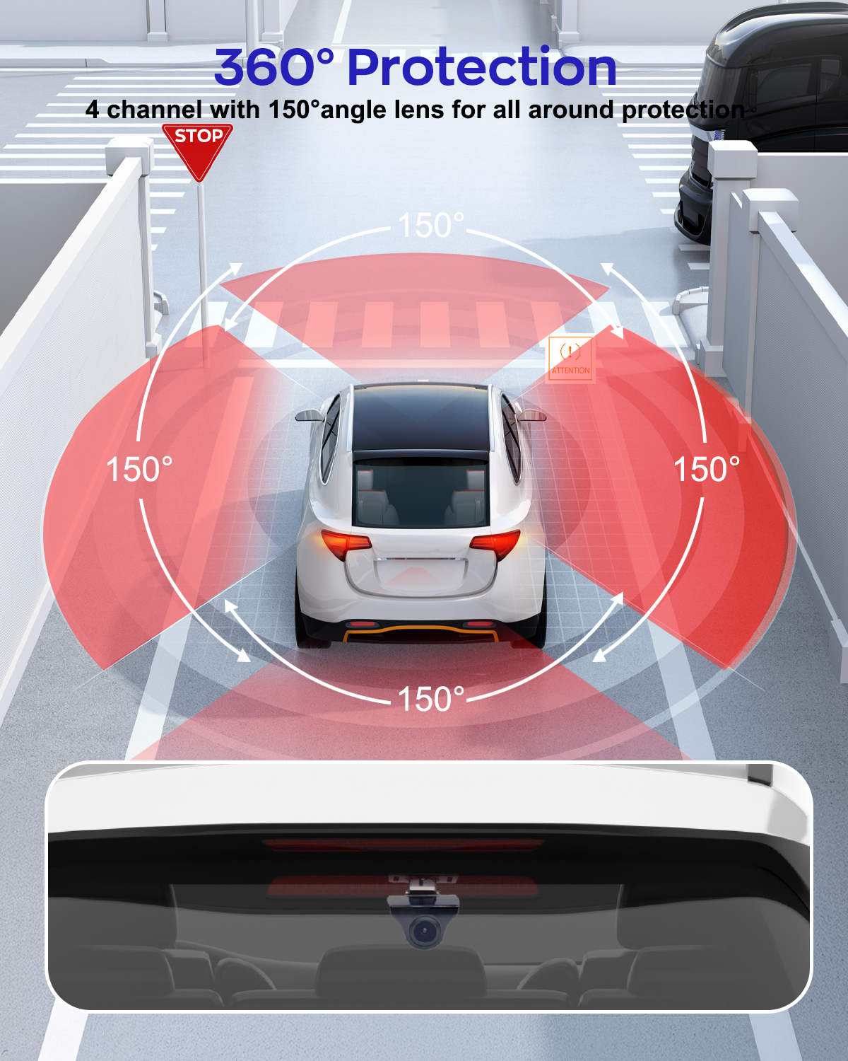 Driveye D7 4 channel dash cam