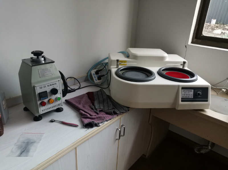 In-house tensile testing equipment used for fastener quality verification