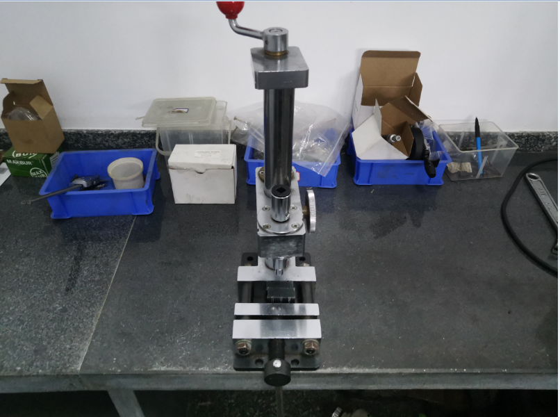 Hardness and mechanical test equipment used for case hardened drywall screw verification