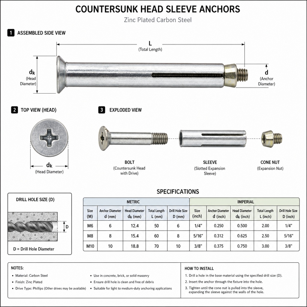 countersunk_sleeve_anchor_specs