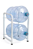 SF-BR-11A vertical steel rack holding two 5-gallon water bottles