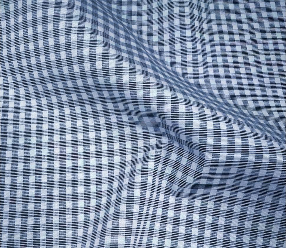 Yarn-dyed woven fabric reference B07797-03 with woven-in stripe pattern