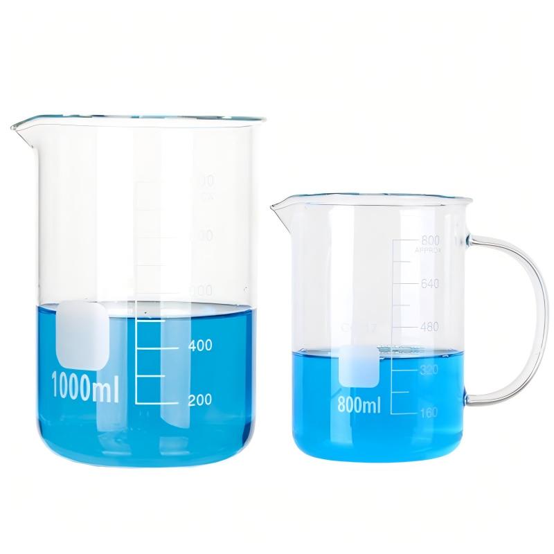 Clear Glass Beaker With Handle