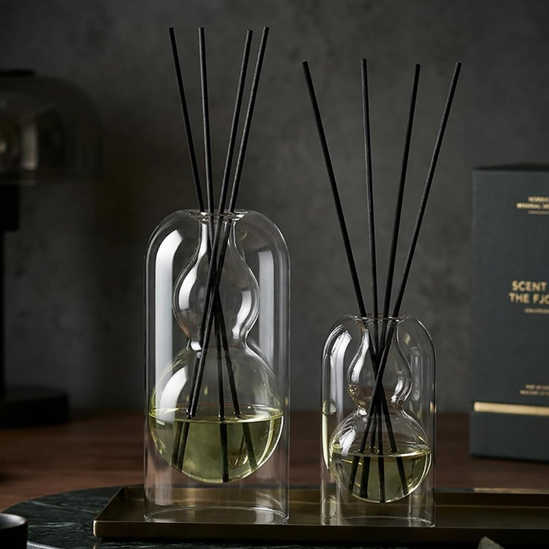 Double Layer Reed Diffuser Glass Bottle