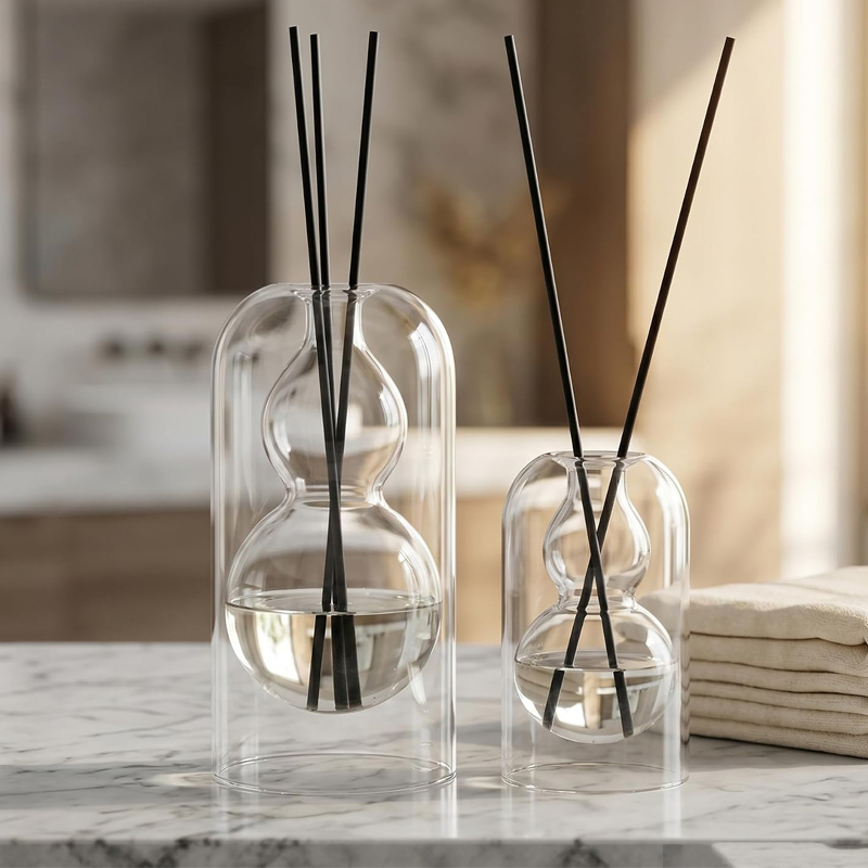 Double Wall Glass Fragrance Bottle