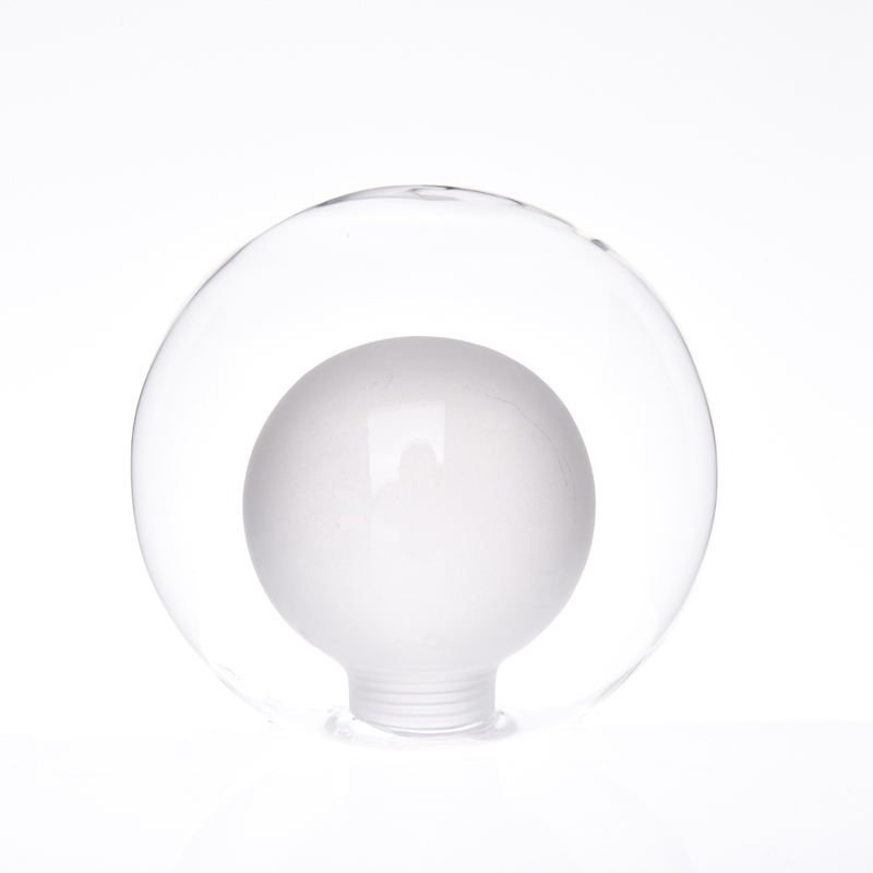 Double Wall High Borosilicate Glass Lamp Shade (1)