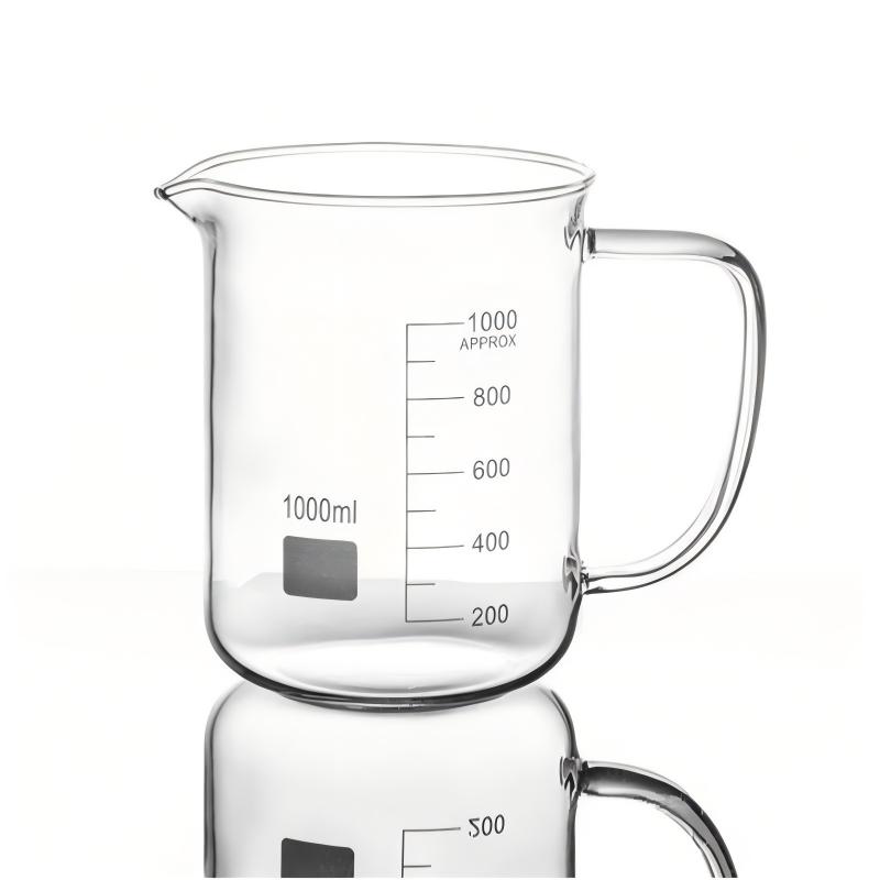 Glass Beaker Measuring Mug