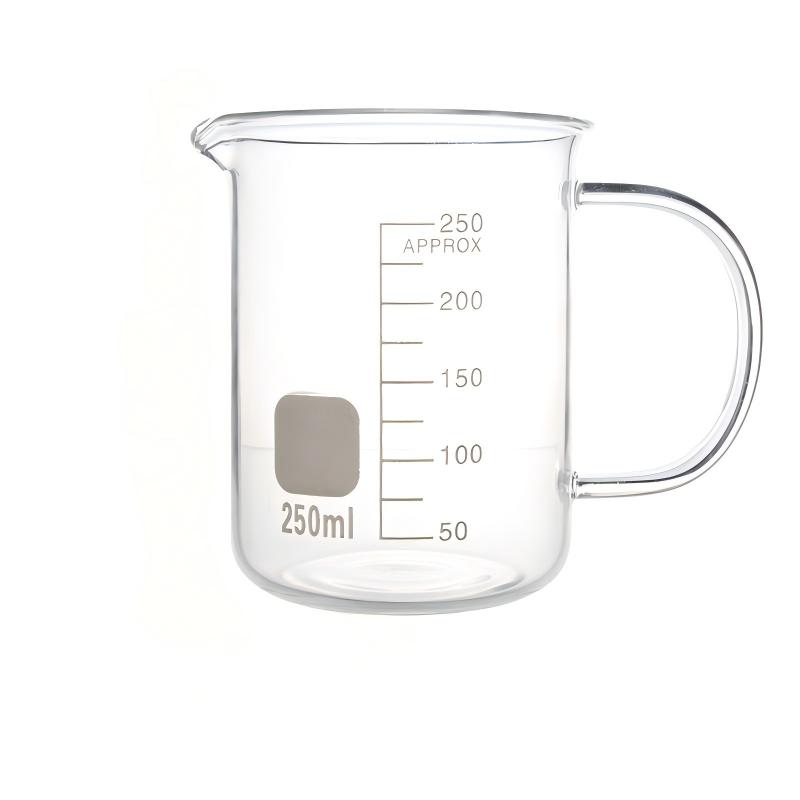 Handled Glass Measuring Beaker Cup