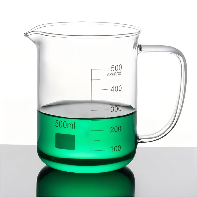 High Borosilicate Glass Beaker with Handle