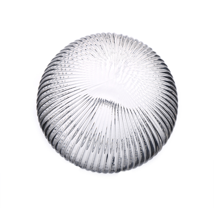 Ribbed Globe Glass Shade
