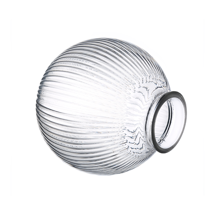 Textured Round Ball Glass Lampshade