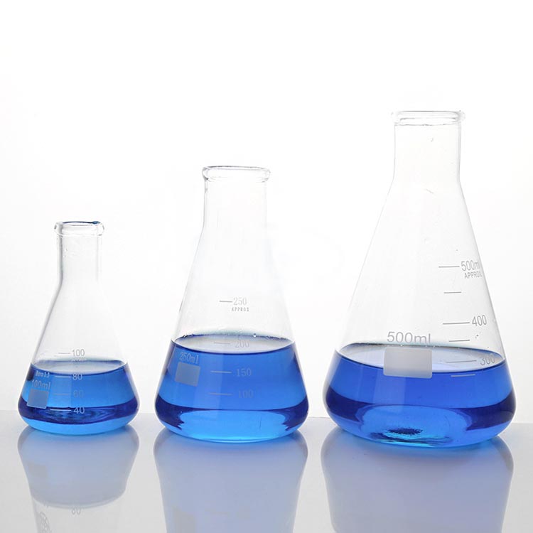 glass flask with straight mouth