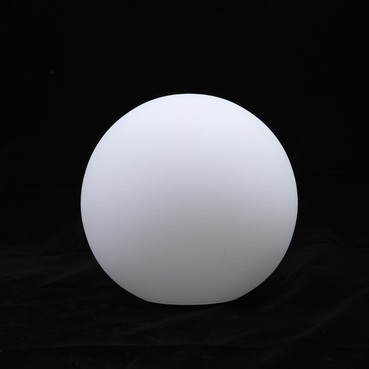 Opal white glass light globe for glare-free ambient lighting