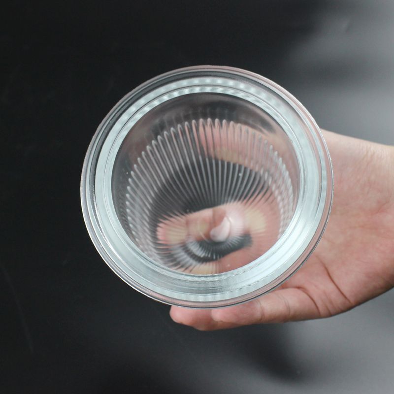 Pressed explosion-proof borosilicate glass dome lamp cover with thick uniform wall