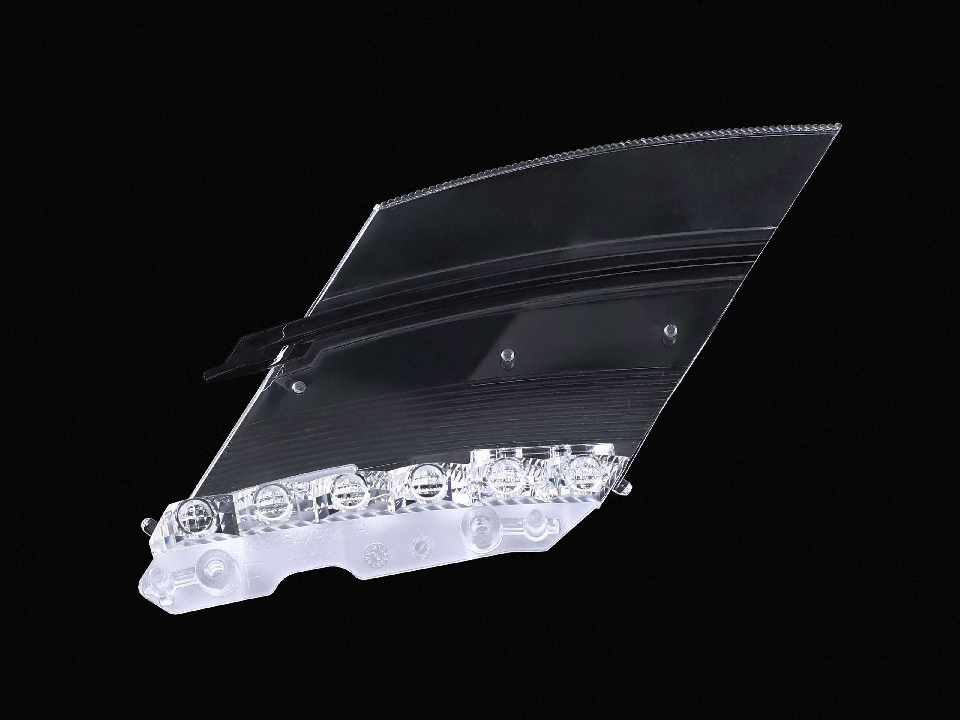 Automotive thick wall turn-signal lamp