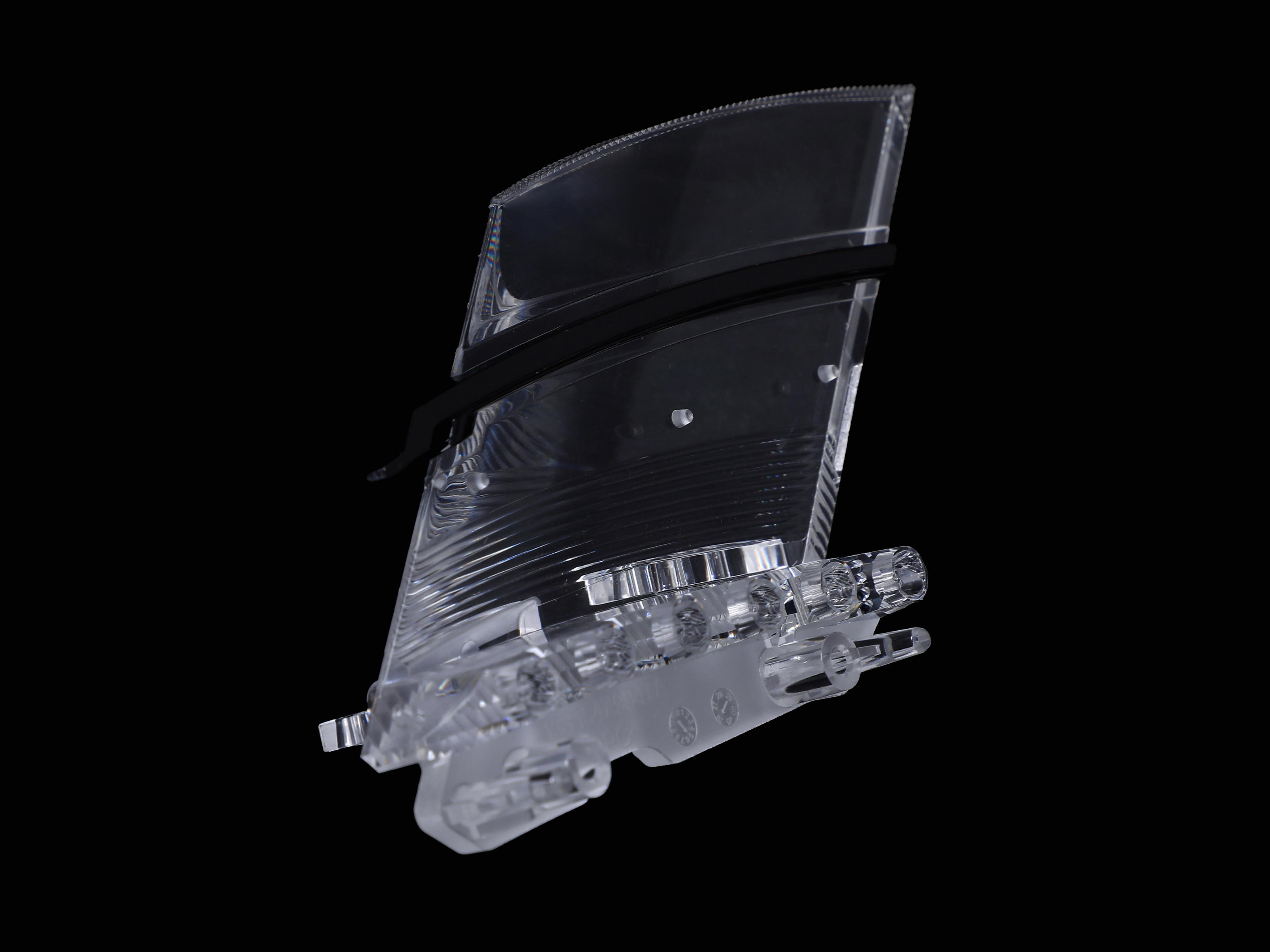 Thick-Wall Optic for Rear Turn Signal Lamp 