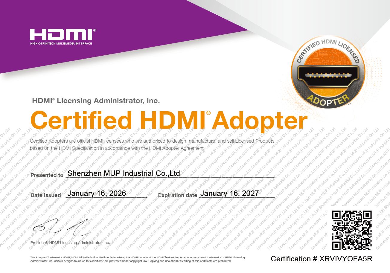 Certified HDMI Adopter
