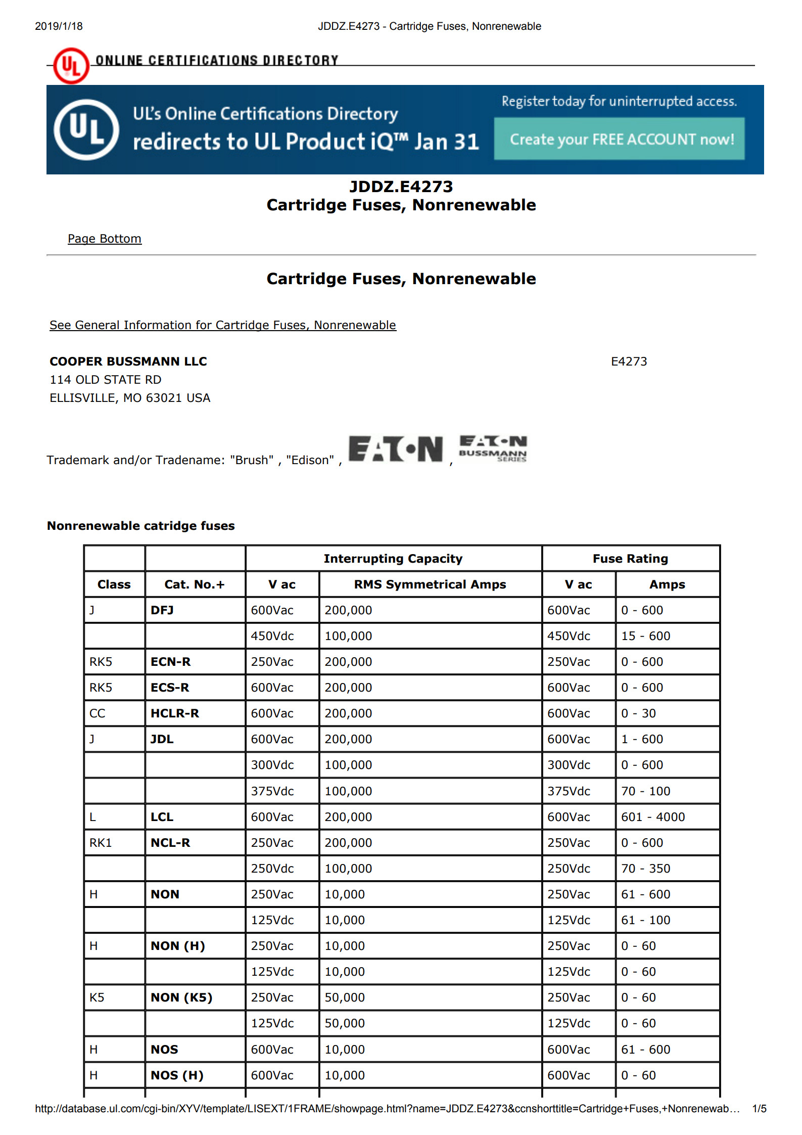 UL Certification