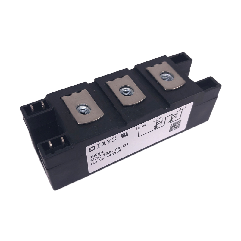 Thyristor module baseplate and terminal configuration for industrial rectifiers