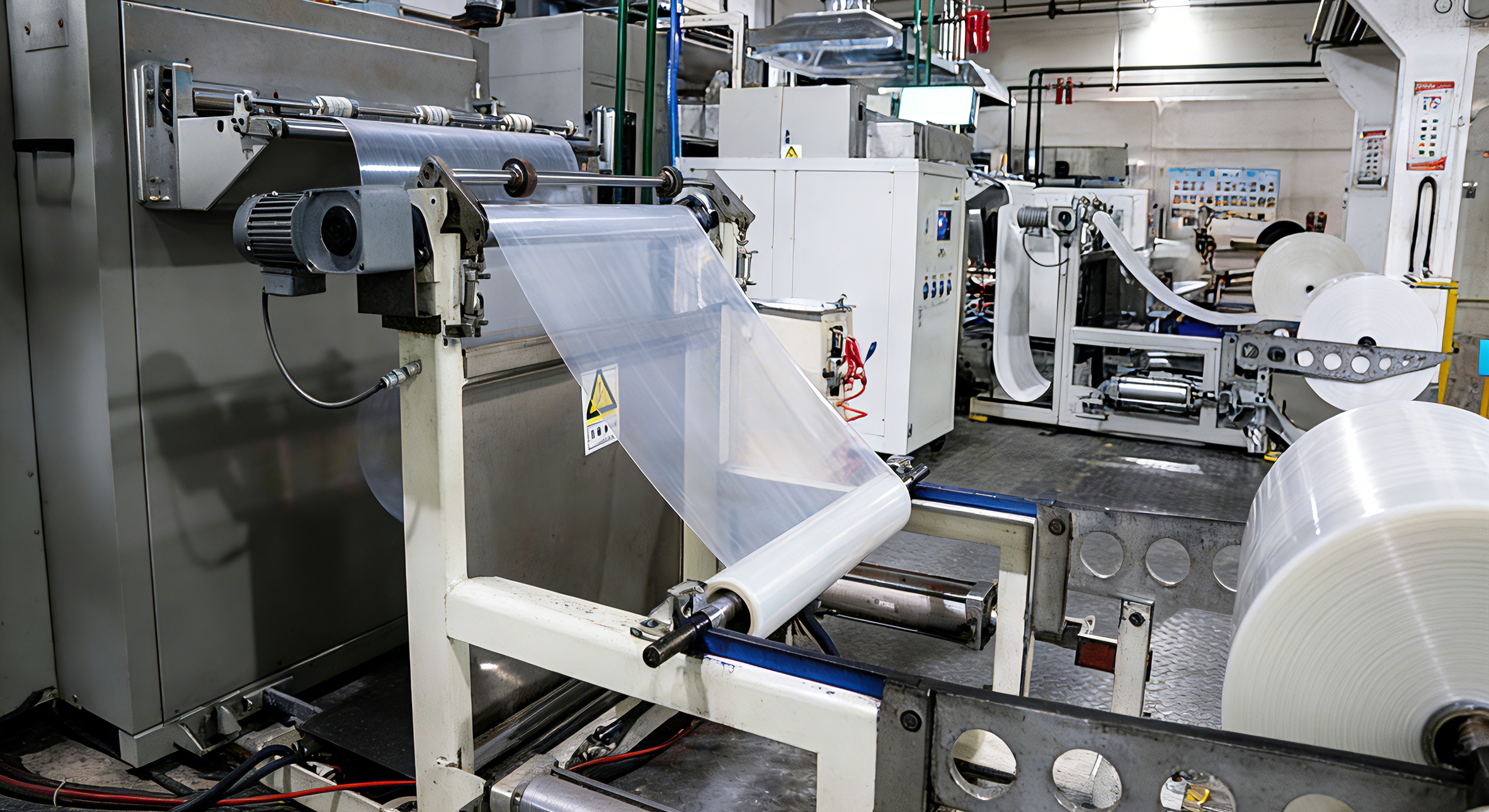 Extrusion line at Ningbo Linhua Plastic Co., Ltd.