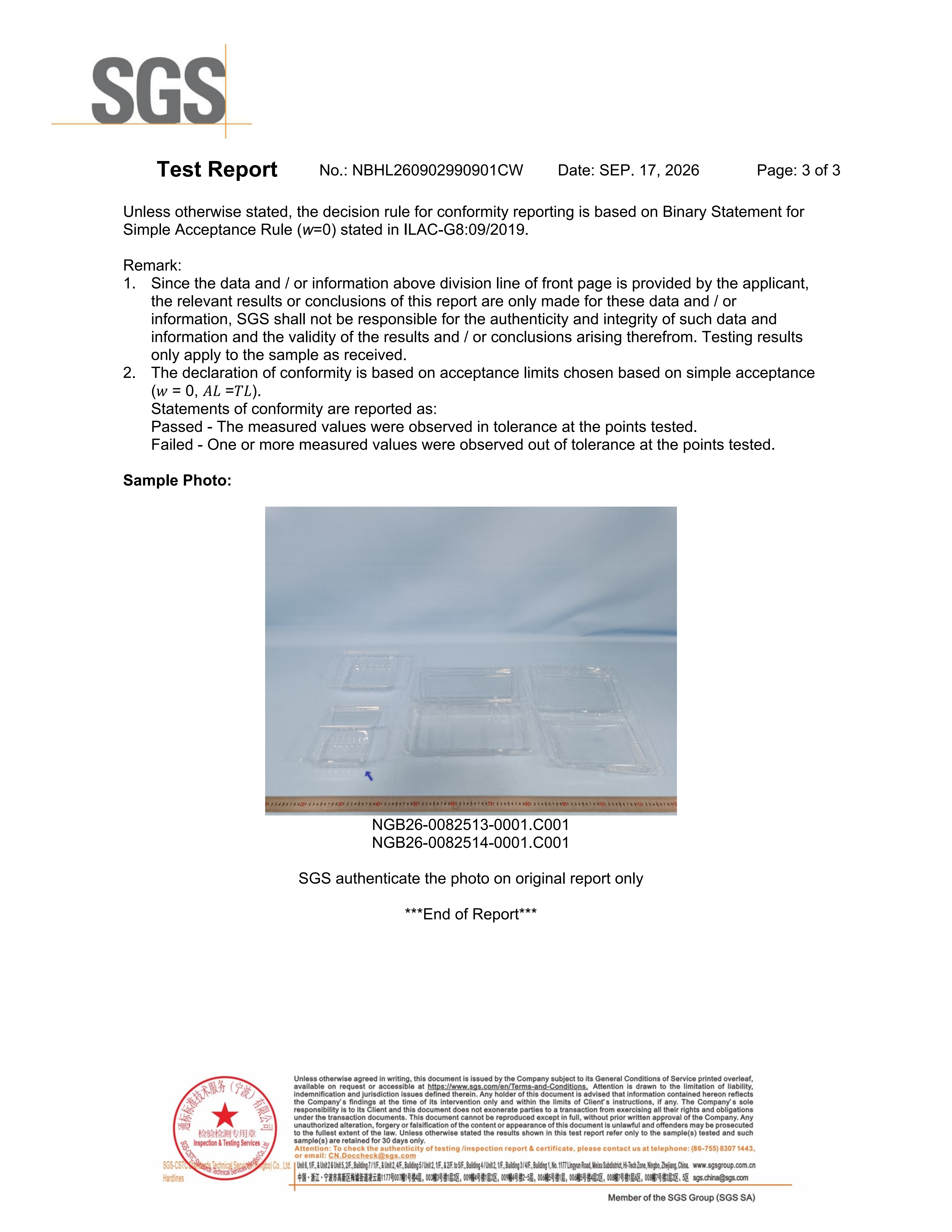 Test Report