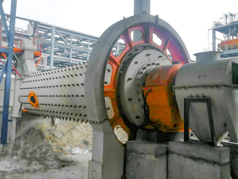 ZK MACHINE raw mill installed on a cement raw material grinding line