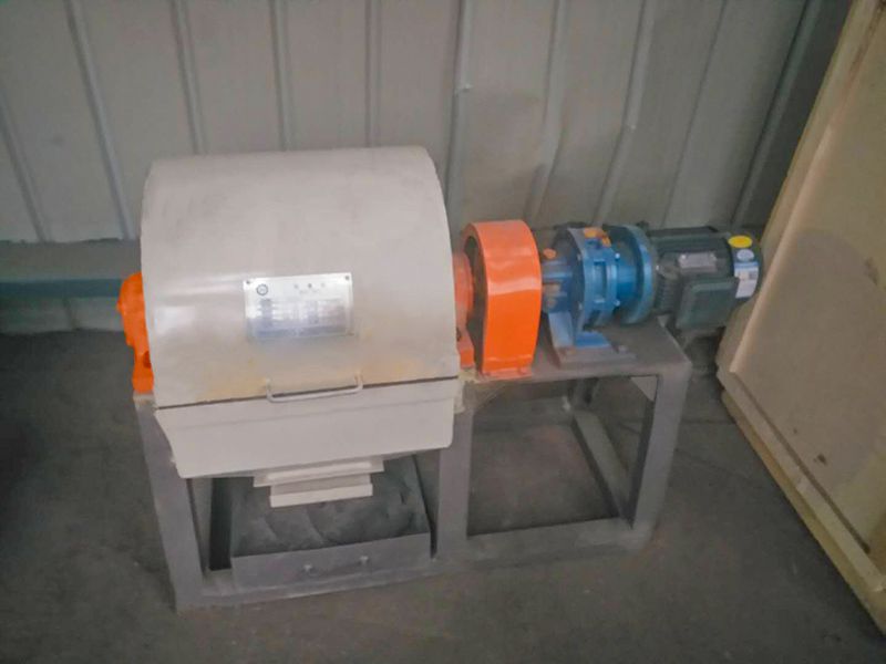 Laboratory ball mill with ceramic lining used for small-scale grinding and sample preparation