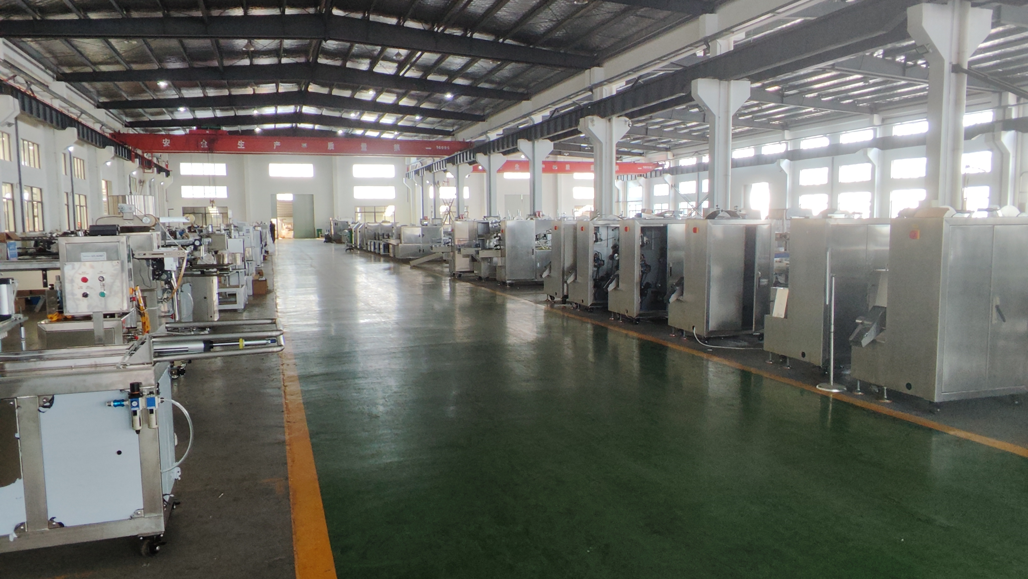 Haitel machine assembly and molding workshop used for food processing production line fabrication