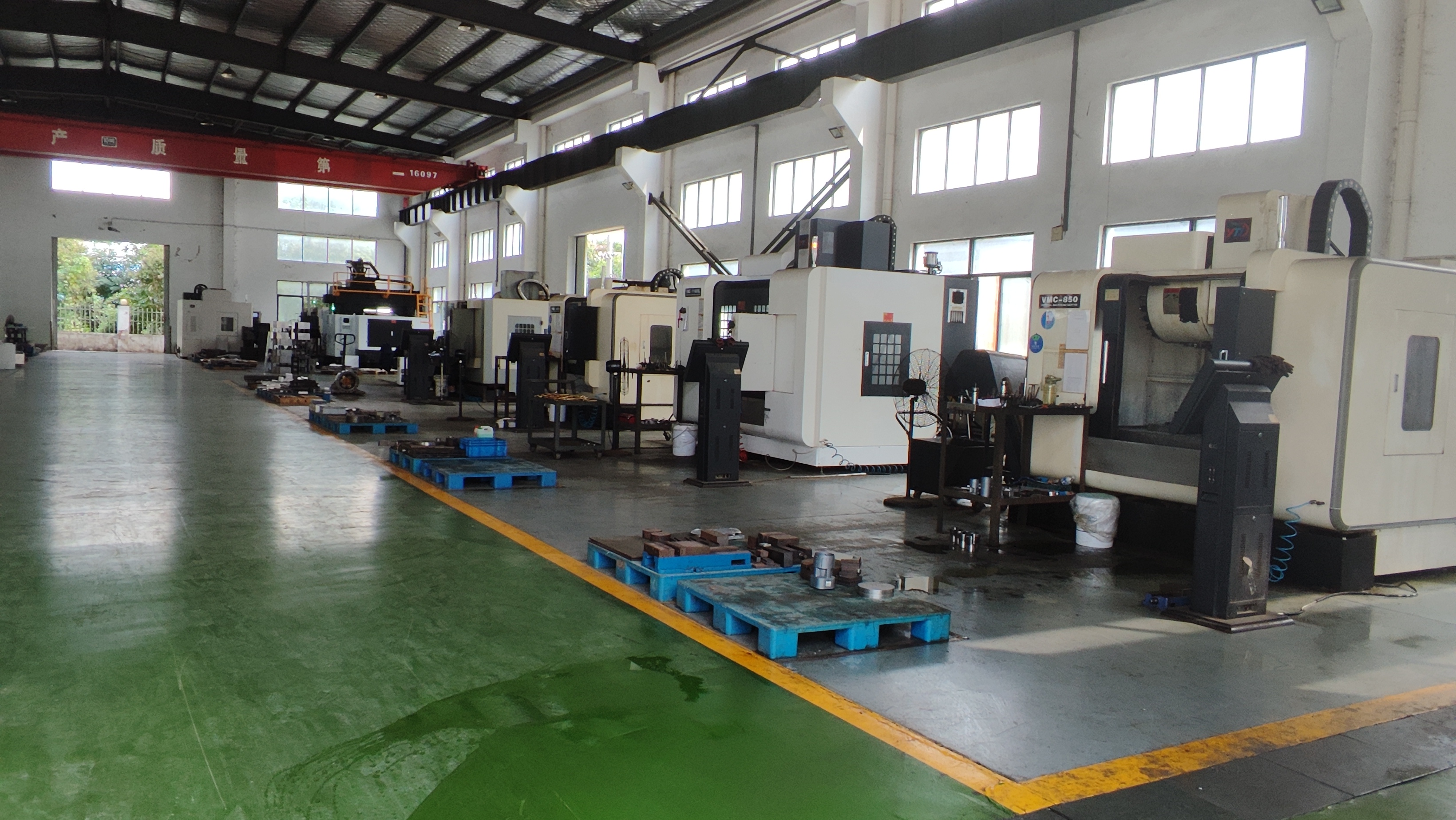 CNC machining workshop