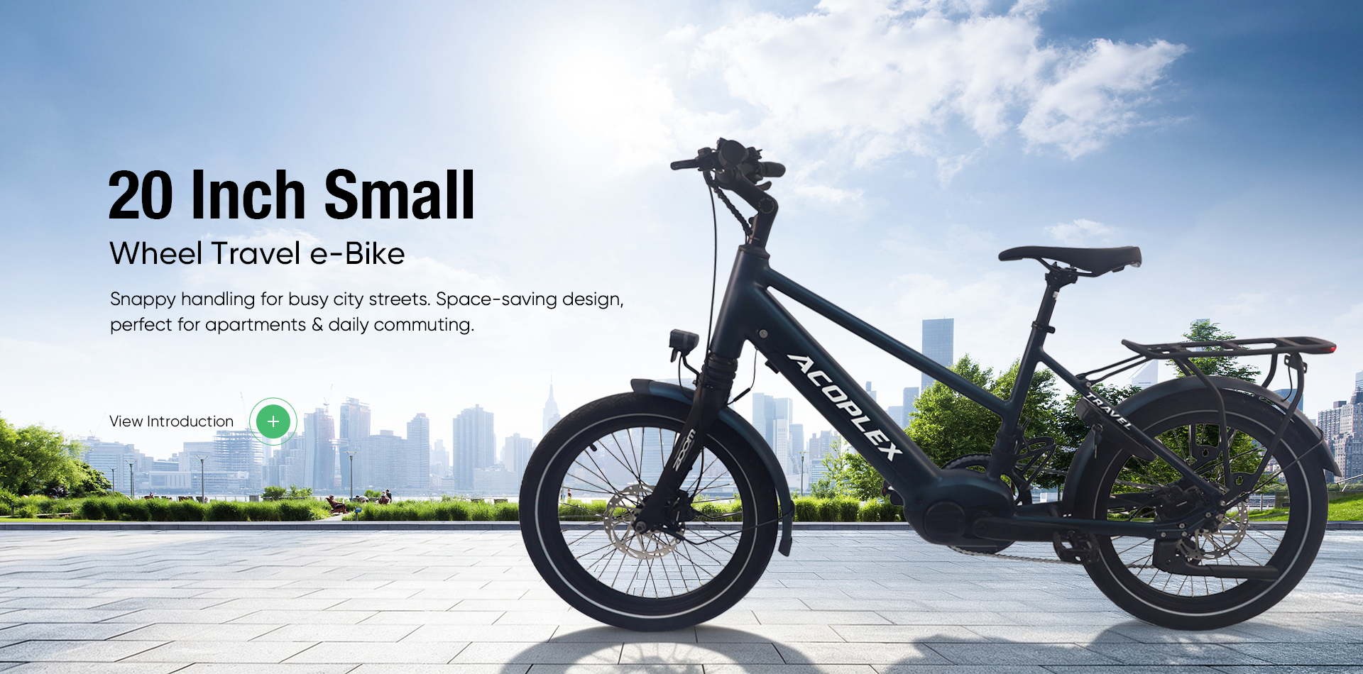 20-inch electric bike platform used in an urban commuting program