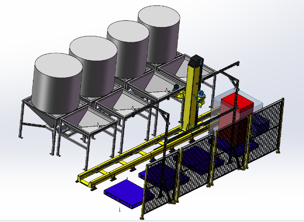  ‌Robotic Unpacking System Case Layout‌