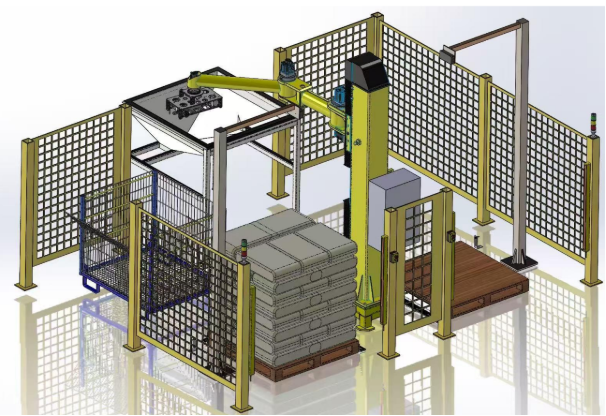  ‌Robotic Unpacking System Case Layout‌