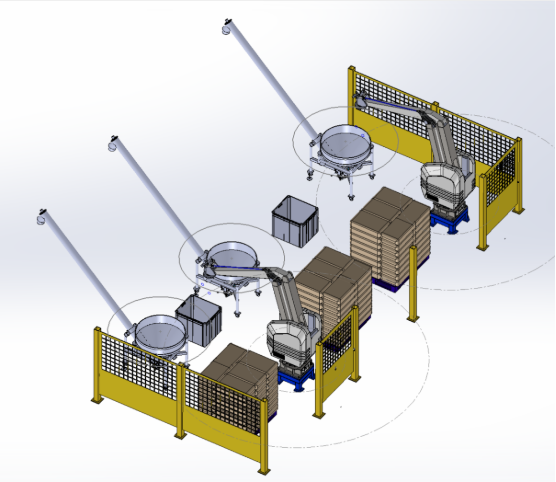  ‌Robotic Unpacking System Case Layout‌