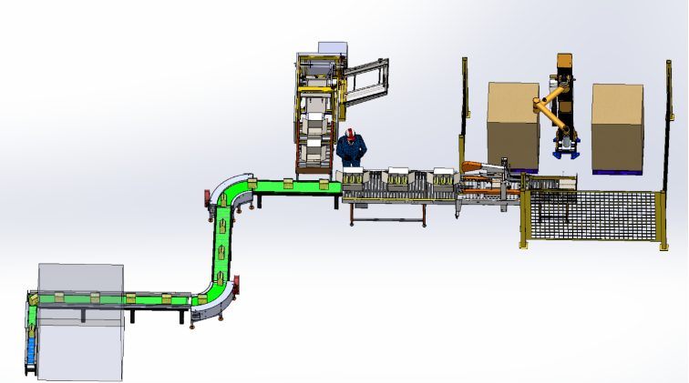 Robotic Palletizing System Project Layout