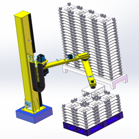 Robotic Palletizing System Project Layout