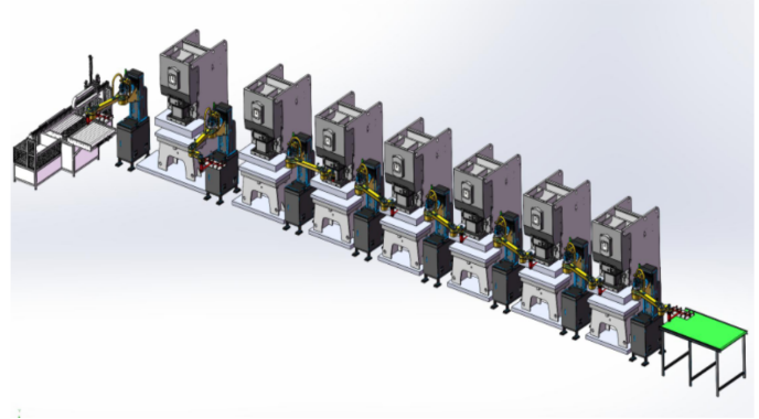Robotic Stamping Press Project Layout‌