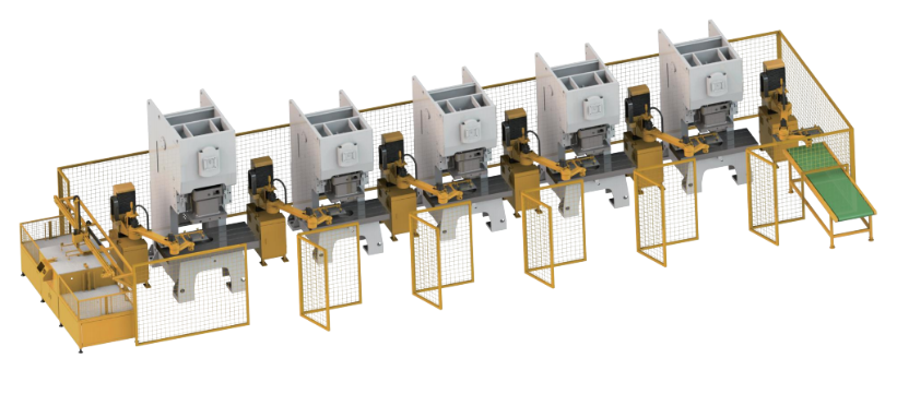 Robotic Stamping Press Project Layout‌