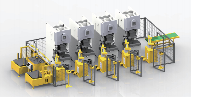Robotic Stamping Press Project Layout‌