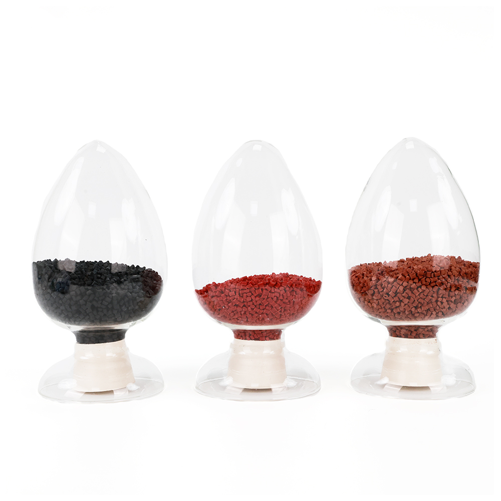 Representative WanHan polyamide engineering-plastic pellet samples from the supplied product asset library. The image illustrates pellet appearance and color only; exact PA12 grade, formulation and production color require confirmation.