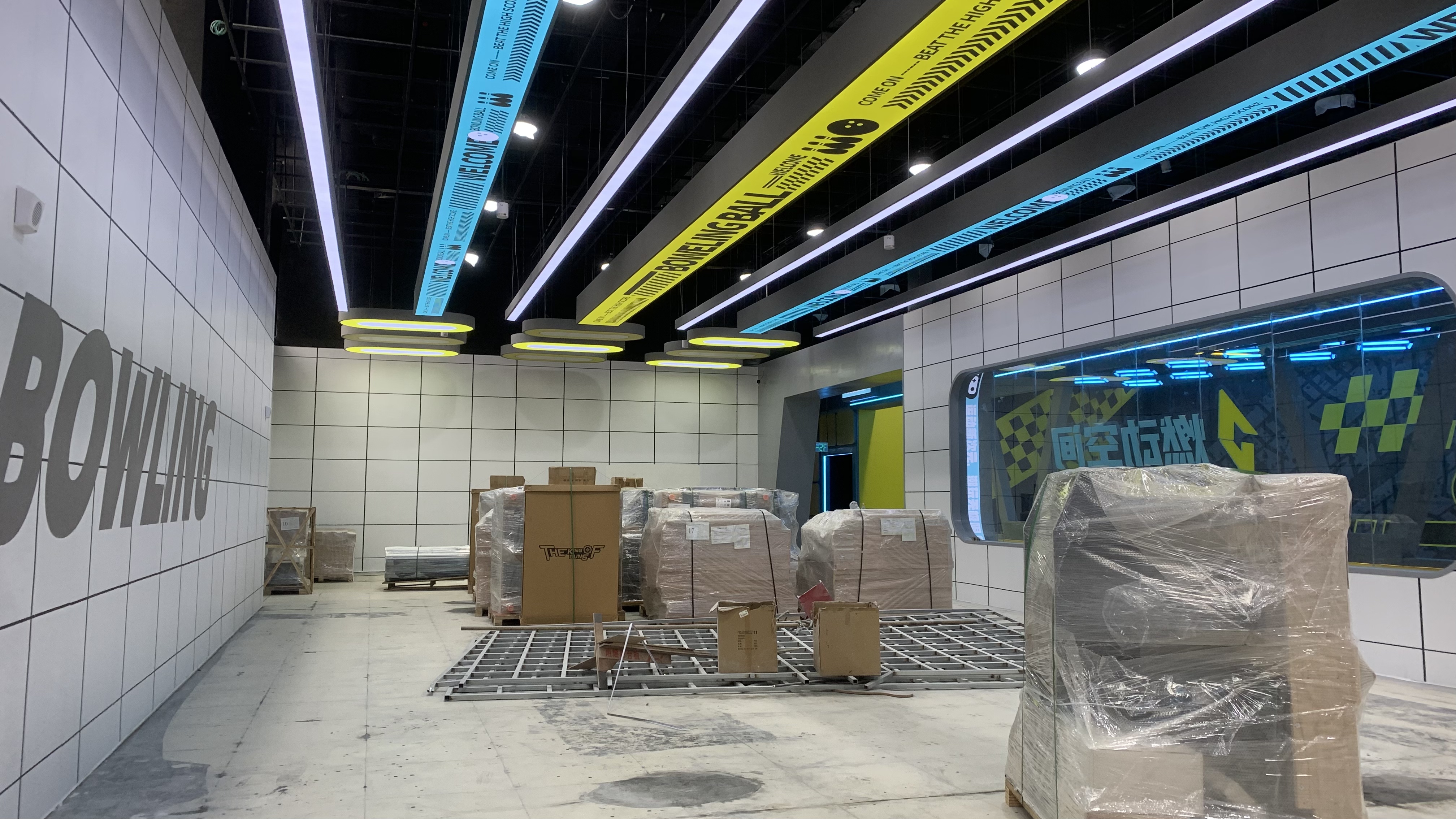 6-lane Standard Bowling equipment installed at Ignite Space in China