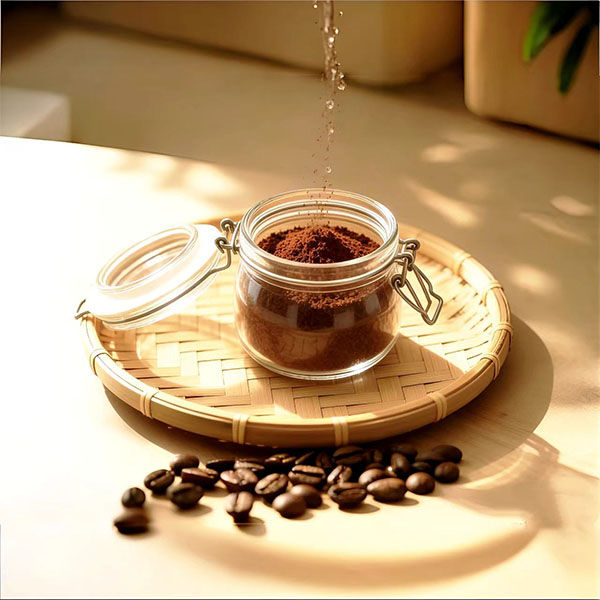 Brown Spice Silica Jar