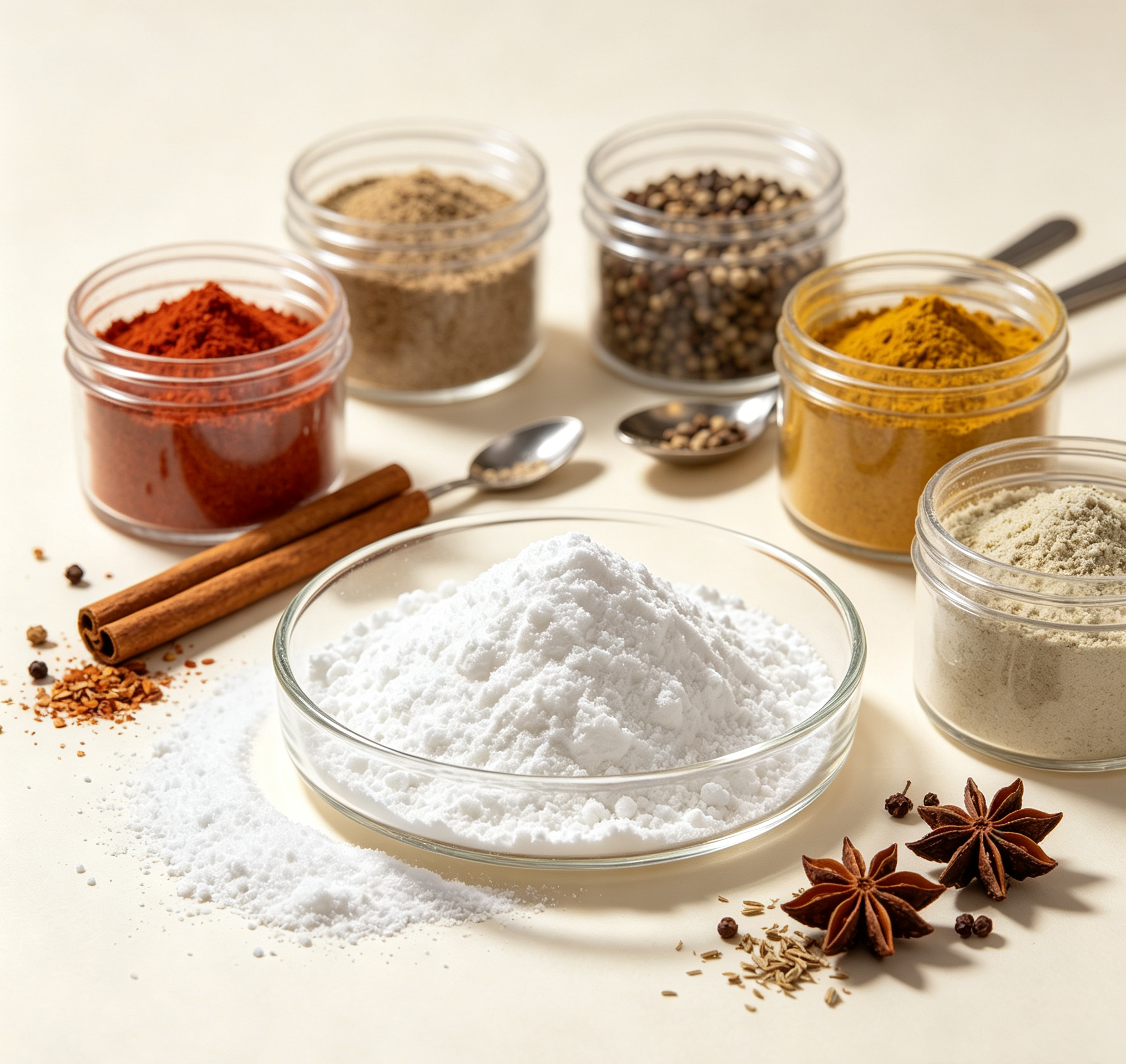 Non-discoloring Silica for Food Flavors