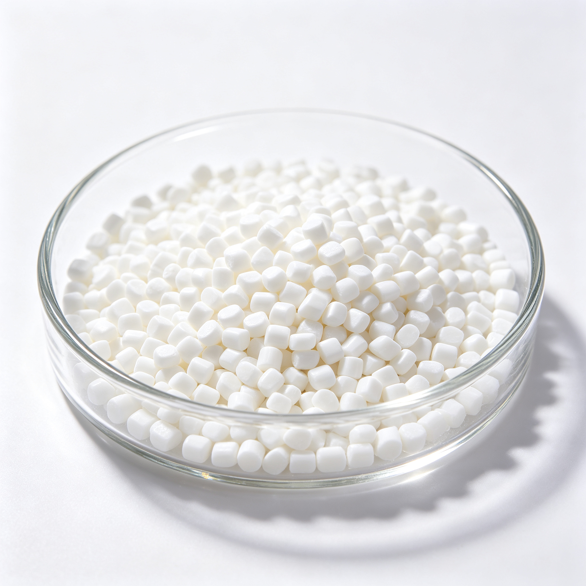 Silica Masterbatch in Petri Dish