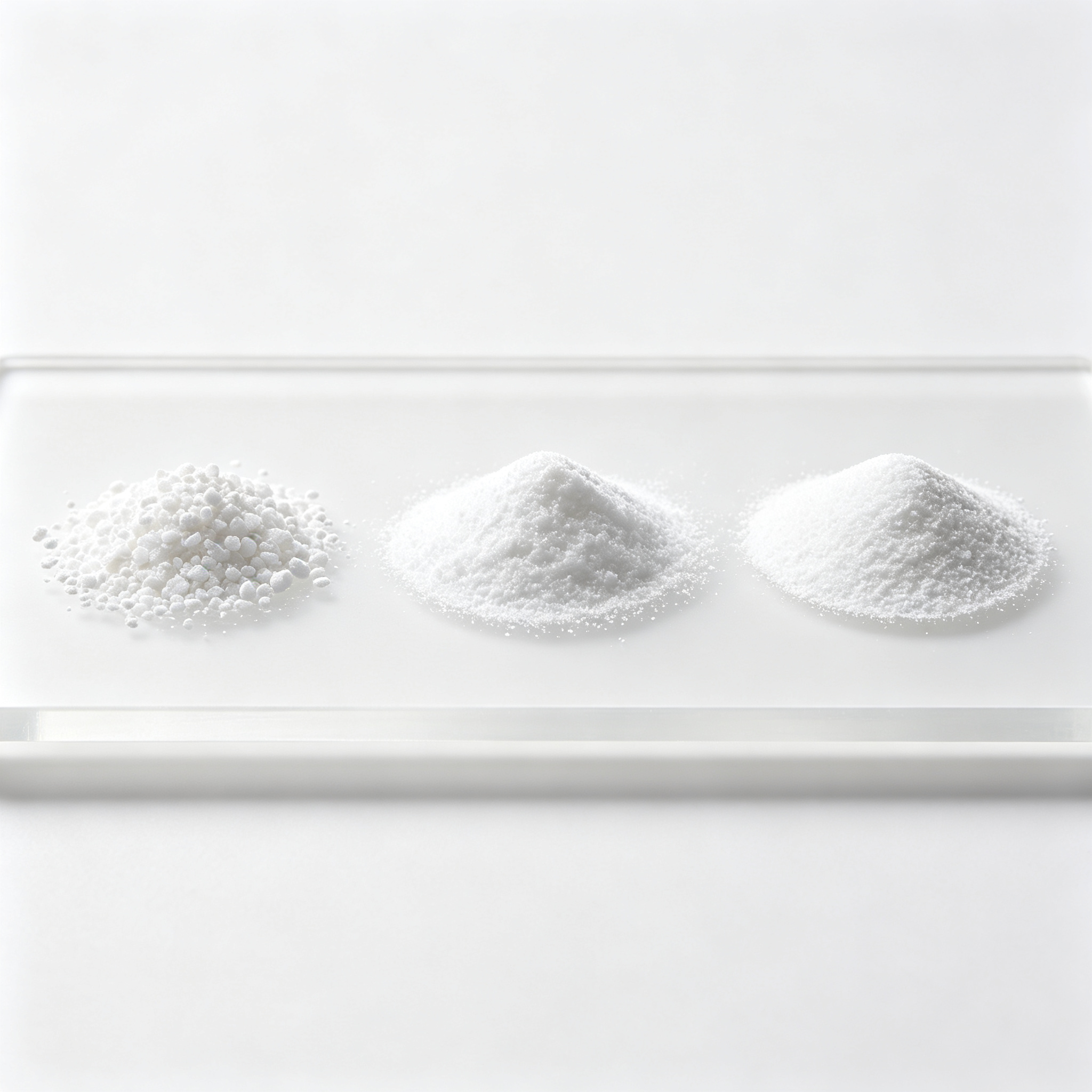 Silica Powder Three Samples