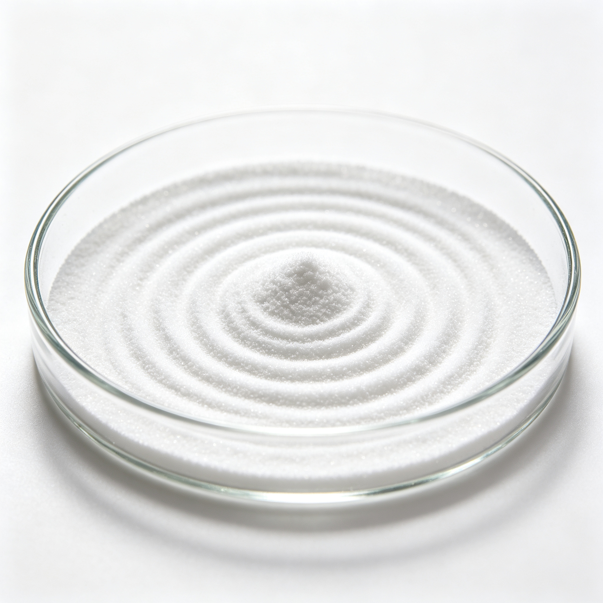 Silica Powder in Petri Dish