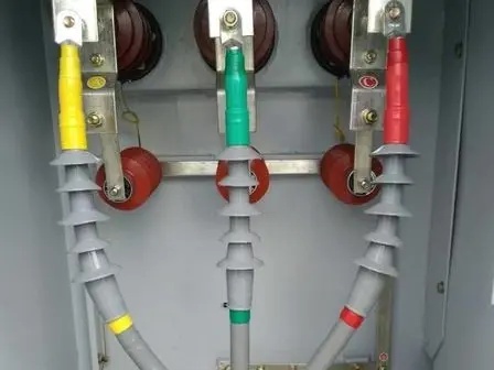 Cable termination installation in an electrical distribution application