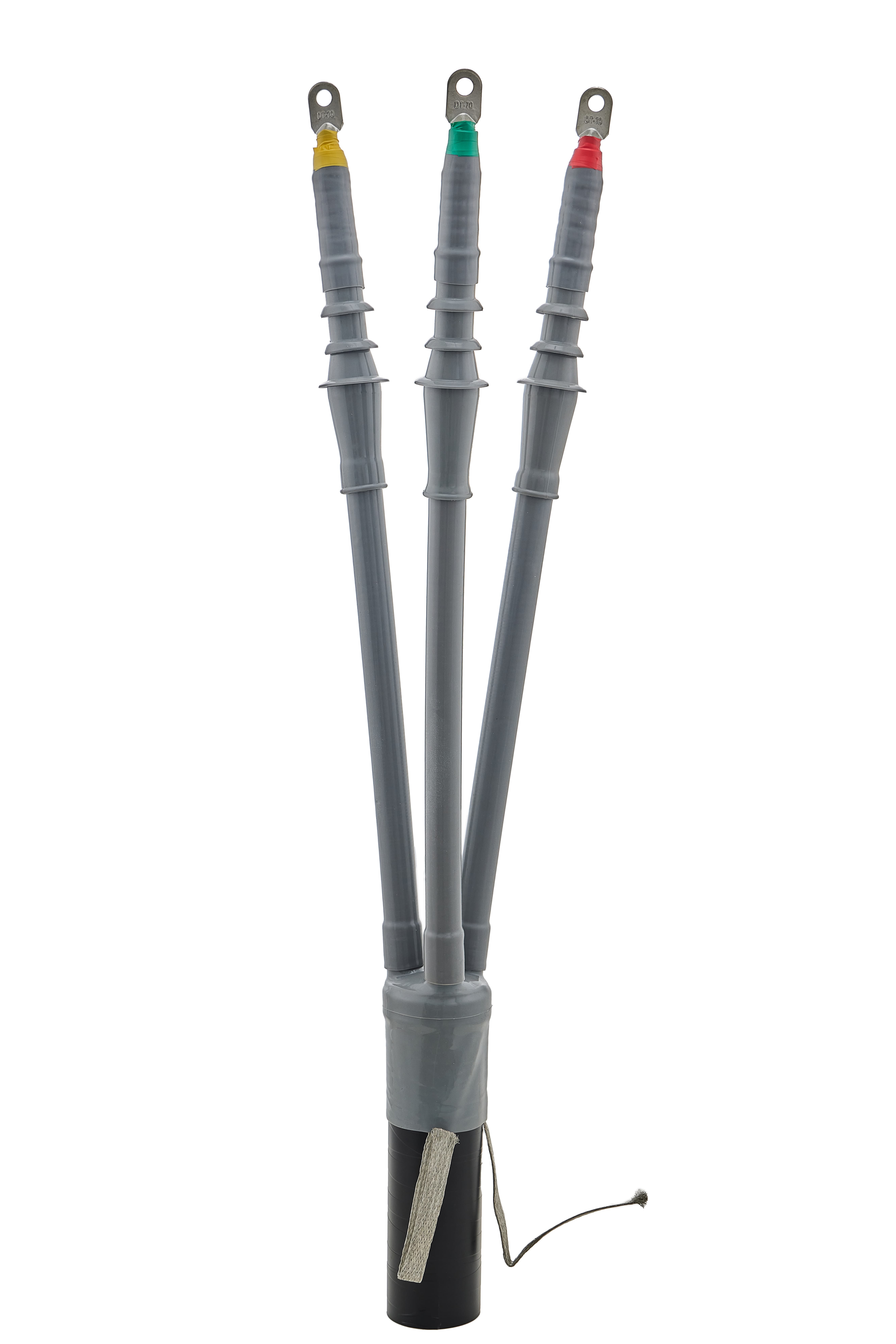 Cold Shrink Termination cable accessory for low and medium voltage cable systems