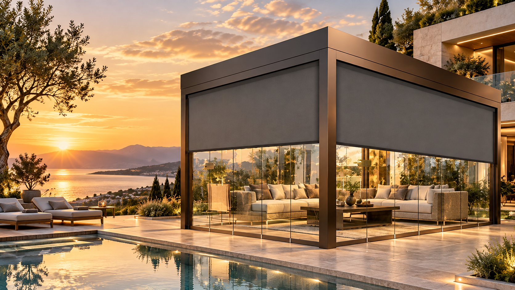 WR110A Pergola-Specific Zip Screen