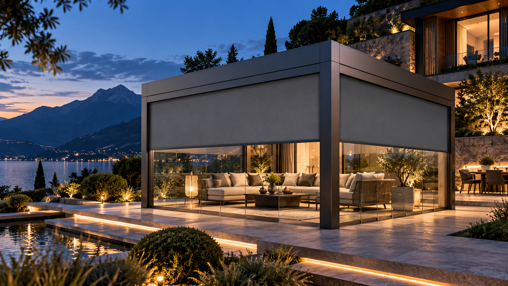 WR110B Pergola-Specific Zip Screen